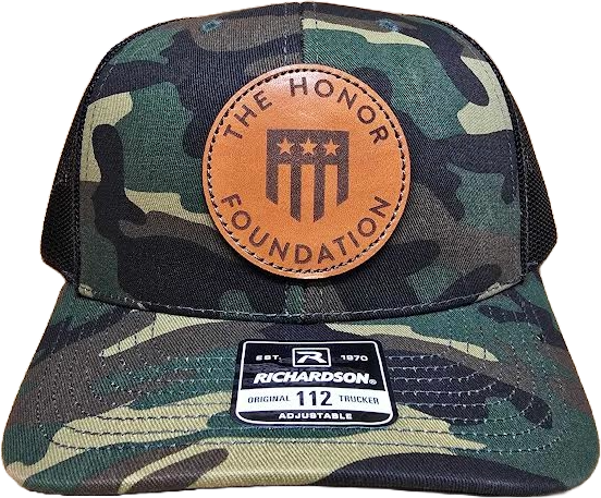 THF Premium Camo Leather Patch Hat