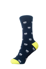 Load image into Gallery viewer, THF Shield Knitted Business Crew Socks