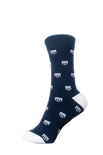 Load image into Gallery viewer, THF Shield Knitted Business Crew Socks