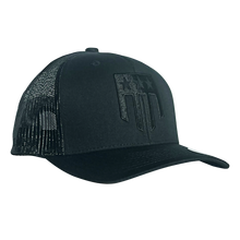 Load image into Gallery viewer, THF Black Shield Hat